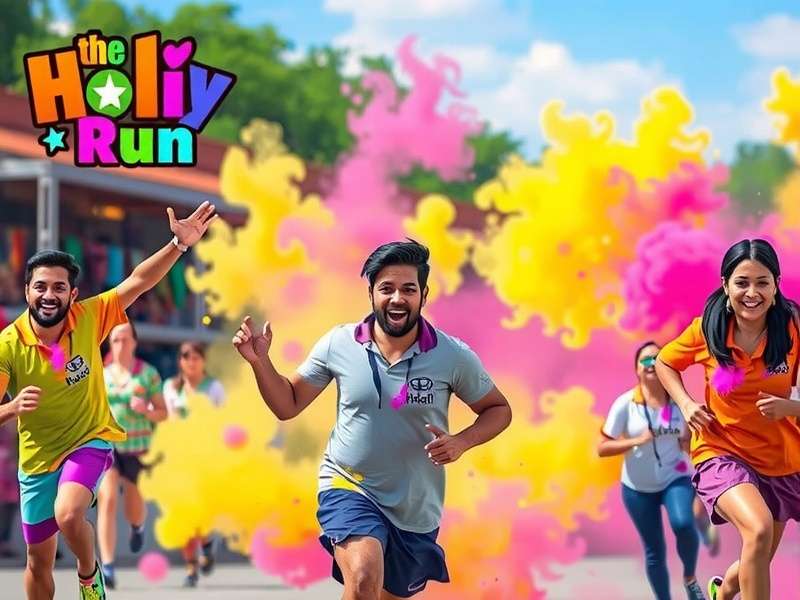 Community Holi Event in Game